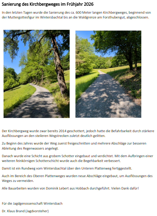 Dammbach Aktuell