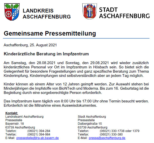 Dammbach Aktuell